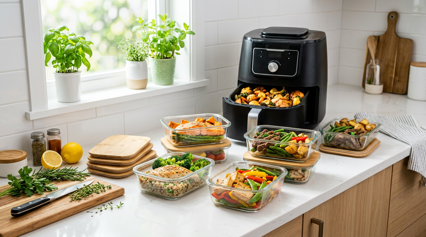 Air fryer meal prep – 12 quick batch cook recipes