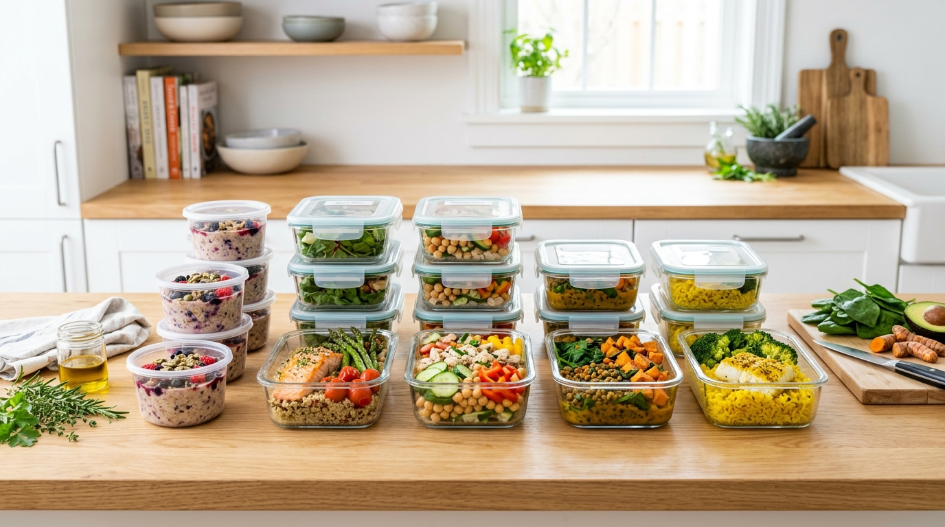 Anti-inflammatory meal prep – 7-day plan with recipes