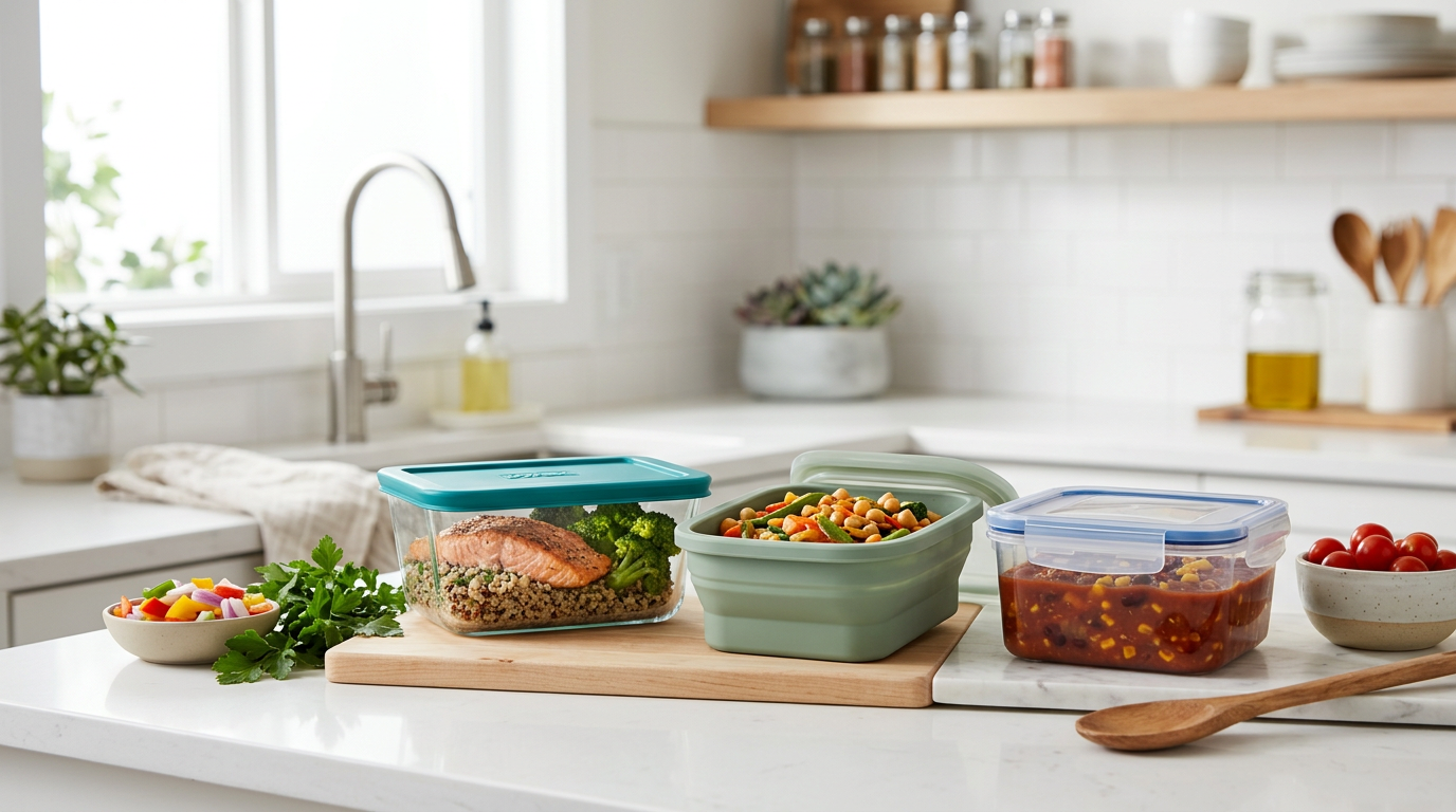 Best freezer-safe meal prep containers – glass vs silicone vs plastic