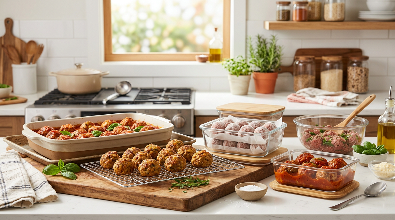 How to cook and freeze meatballs for quick weeknight meals