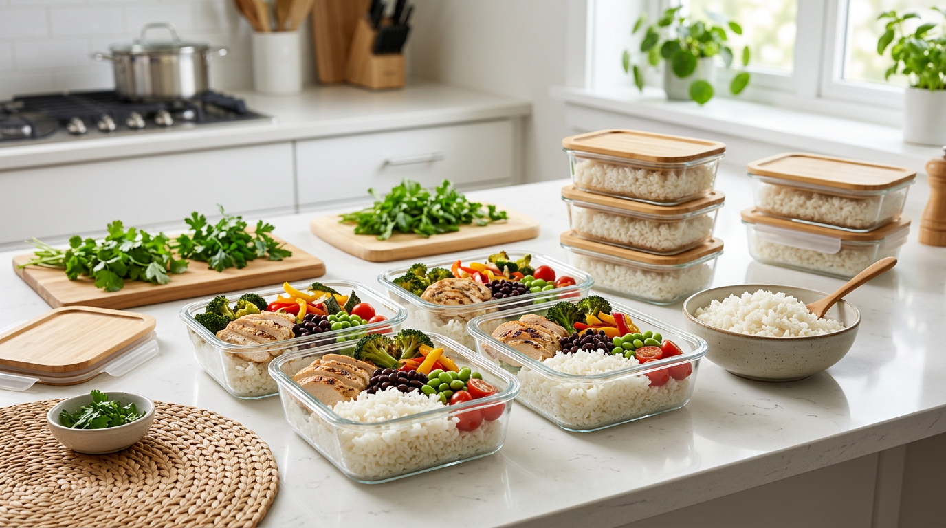 How to meal prep rice without it getting mushy