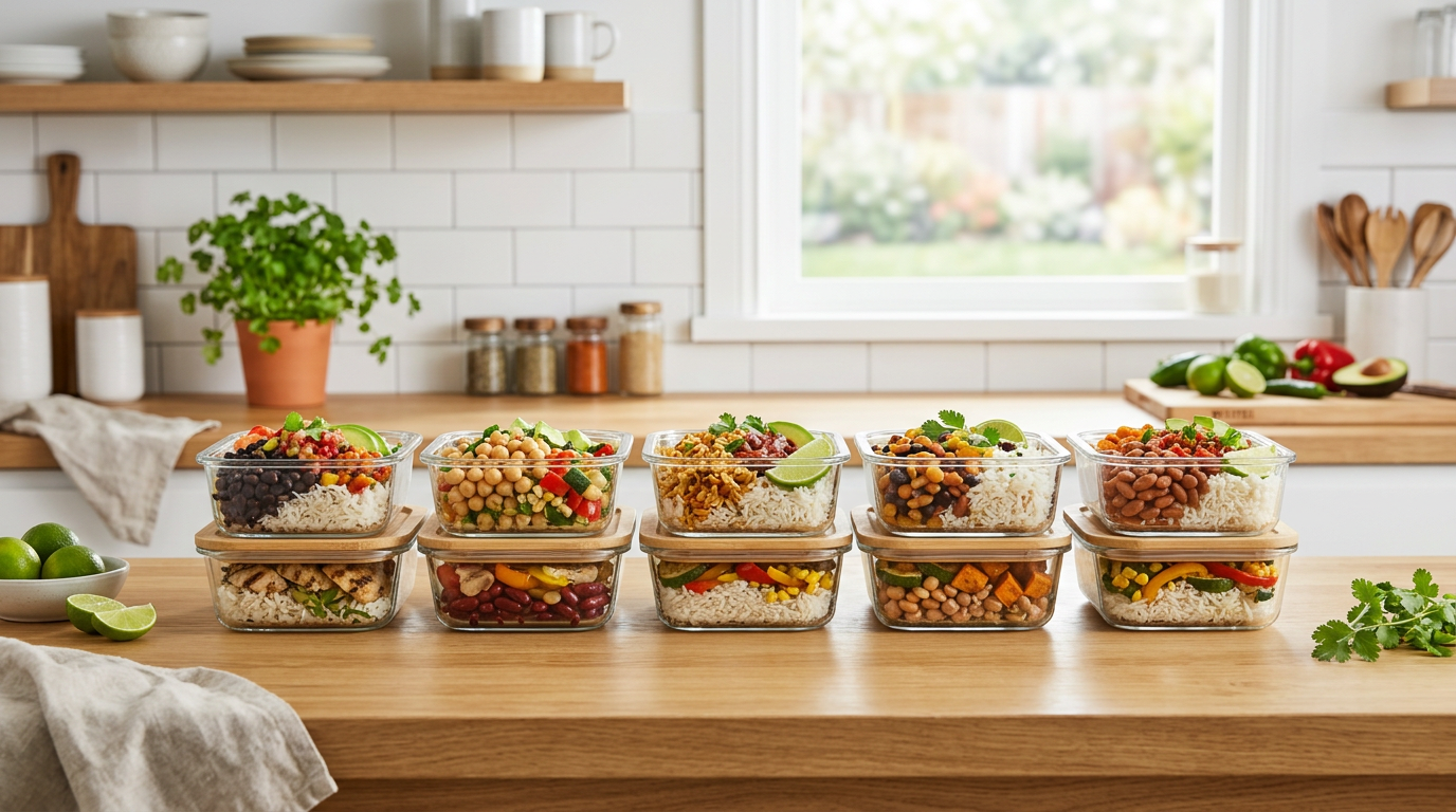 How to meal prep with rice and beans – 10 flavor variations