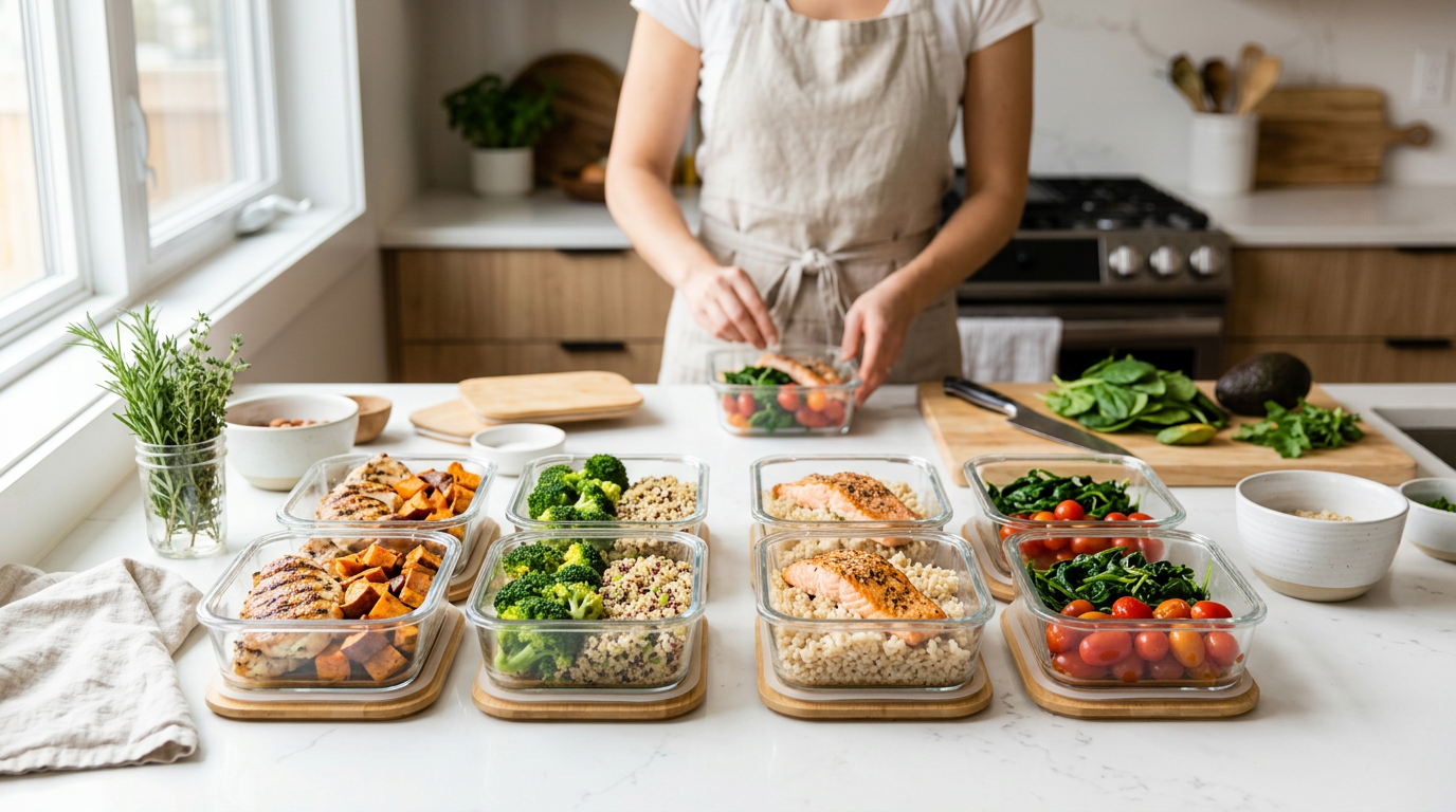 Intermittent fasting meal prep – 16:8 two-meal daily plan