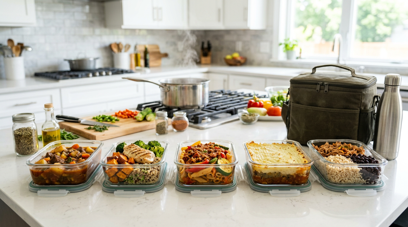 Meal prep for construction workers – high calorie portable lunches