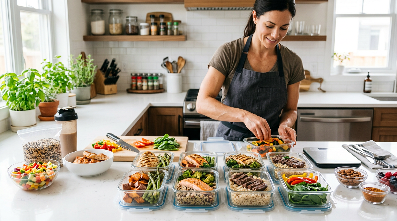 Meal prep for muscle gain – 3000 calorie plan