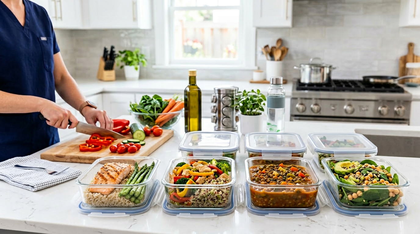 Meal prep for night shift nurses – energy-sustaining plan