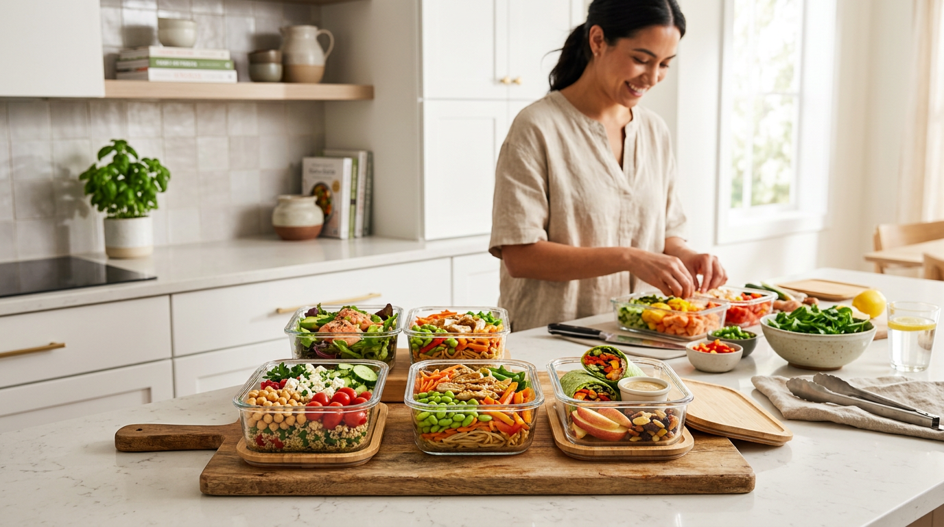 Meal prep for office workers – desk-friendly cold lunches