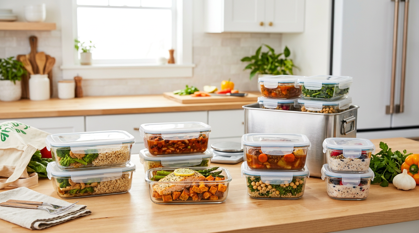 Chart showing how many months common meal prep foods last in the freezer