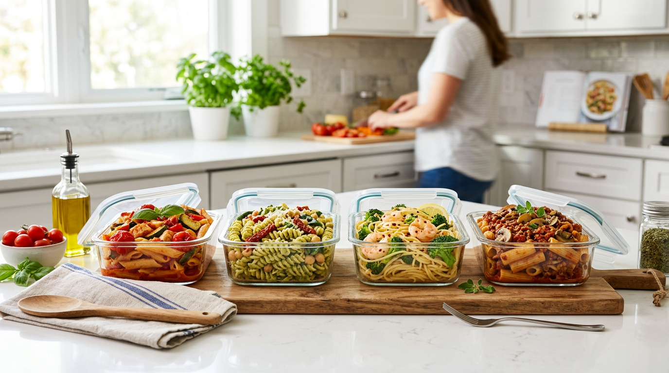 Meal prep pasta – recipes that reheat perfectly