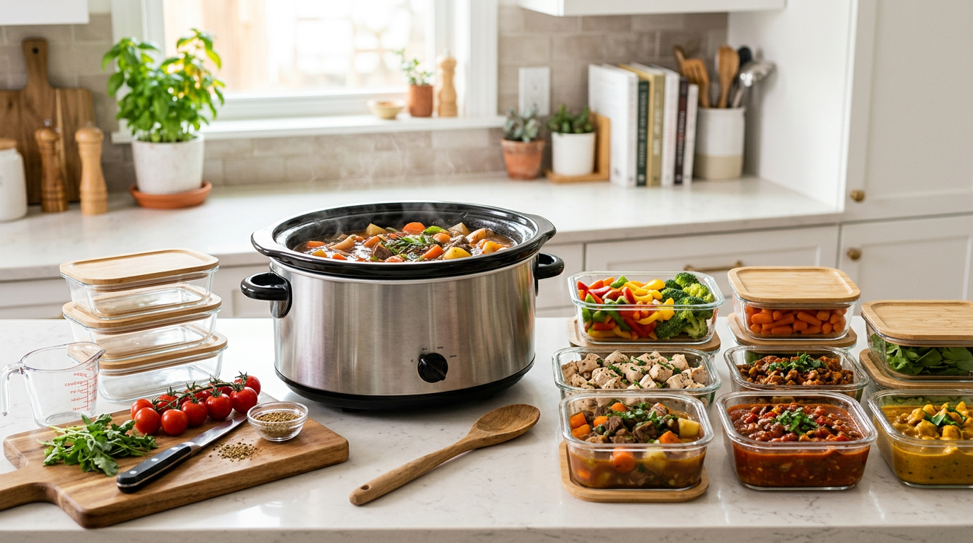 Slow cooker meal prep – set it and forget it recipes