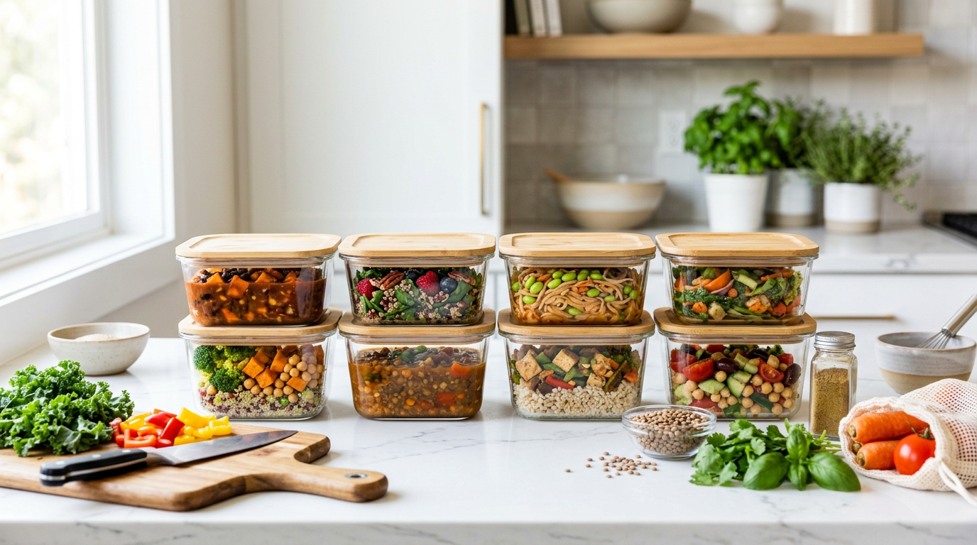 Vegan meal prep for beginners – full week, $40 budget